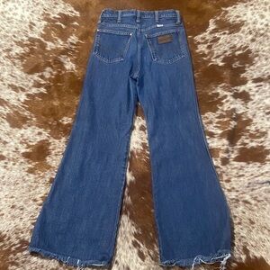 Wrangler Dark Blue Wide Leg Jeans